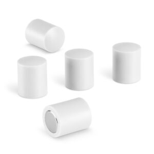 Produkt Silné neodymové kancelářské magnety – válce bílé