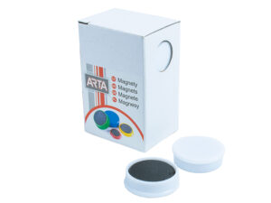 Produkt Sada 10 ks magnetů, průměr 25 mm, 7 barev